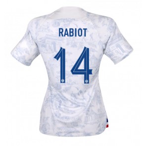 Frankrig Adrien Rabiot #14 Udebanetrøje Dame VM 2022 Kort ærmer